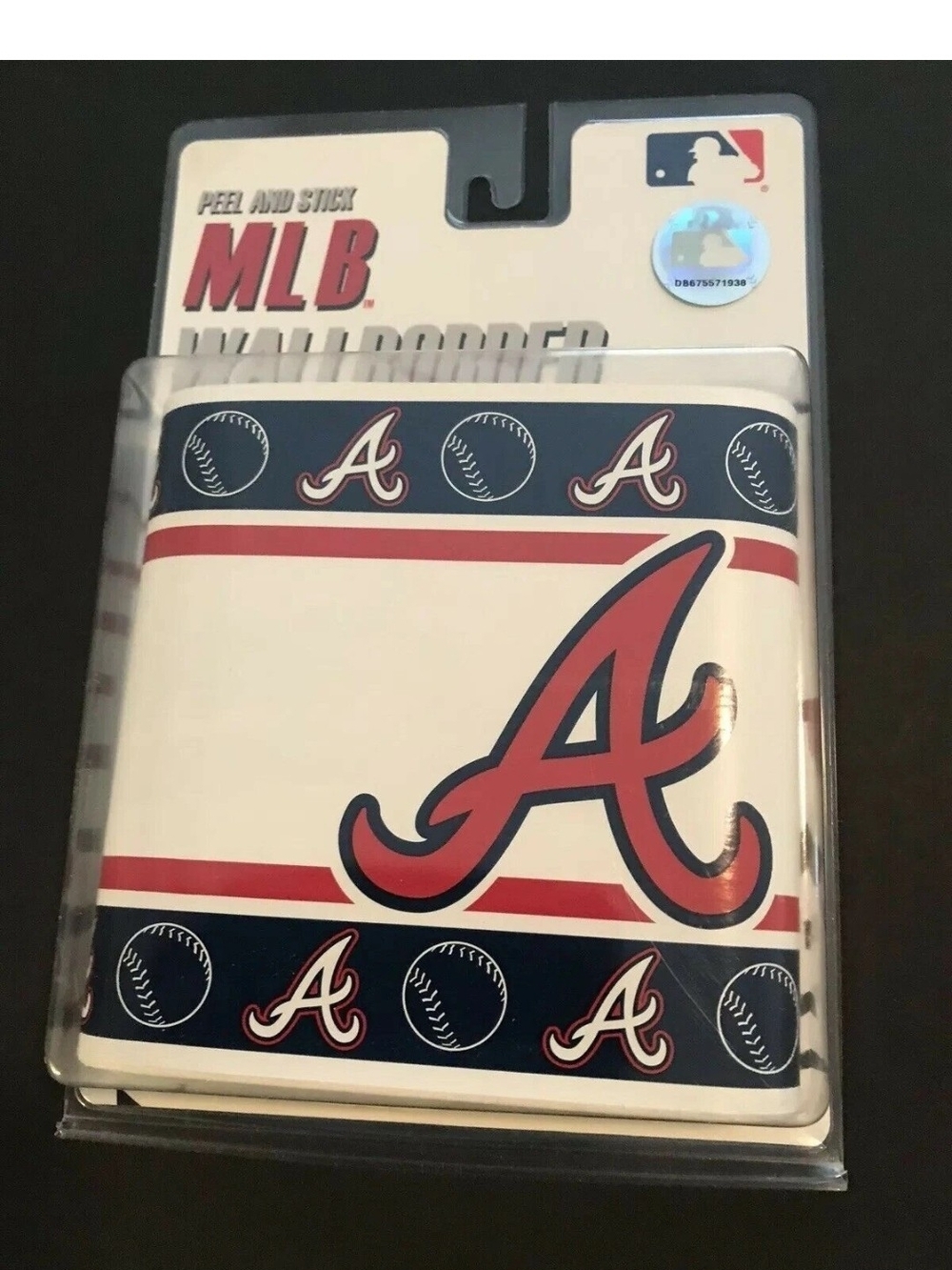 MLB Atlanta Braves Peel & Stick Wall Border - Navy, Red, White